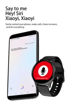 Vwar Galaxy Smart Bluetooth Hovor Sledovať Vodotesný IP67 s Siri Srdcovej frekvencie, Krvného Tlaku Fitness Smartwatch pre Samsung IOS