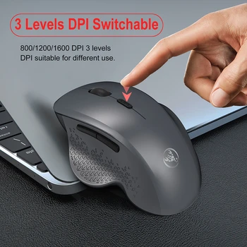 Jelly Špirála 2.4 G Bezdrôtová Myš pre Notebook Tichý Tichý Tlačidlo Myši, Ergonomický Dizajn Bezdrôtová Myš, 1600DPI