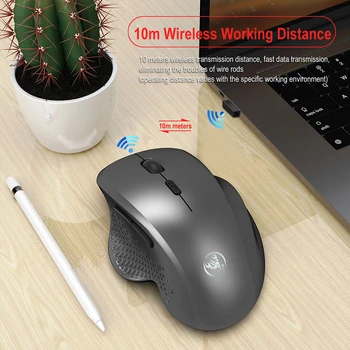 Jelly Špirála 2.4 G Bezdrôtová Myš pre Notebook Tichý Tichý Tlačidlo Myši, Ergonomický Dizajn Bezdrôtová Myš, 1600DPI