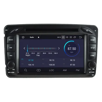 2 din Pre Mercedes Benz W209 W203 W168 ML W163 W463 Android 10 Multimediálne Video Audio Rádio GPS Navi základnú Jednotku Auto Stereo carpl