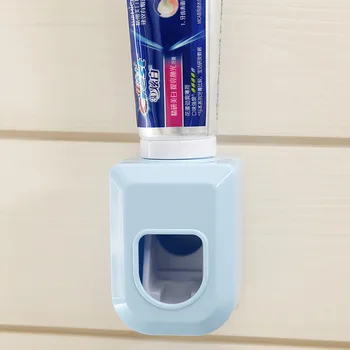 Vložiť automaticky zubná pasta dávkovač Jednoduché úspora priestoru dávkovač pre zubná pasta praktické domov Rack Mount Kúpeľňa Nástroje Sada
