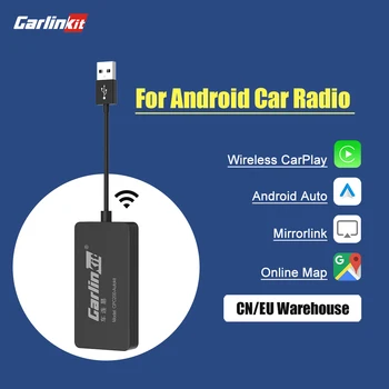 Loadkey & Carlinkit Bezdrôtový Apple CarPlay Dongle pre Android Navigačný Auto Služby, Mini USB Carplay Stick s Android Auto