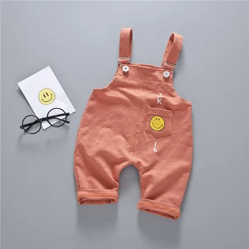 Baby Boy Popruh Nohavice 2021 Lete Nové Dieťa Kamufláž Vytlačené Podväzkové Jumpsuit 0-3 Rokov Detské Oblečenie