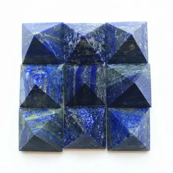 1pc Prírodné Lapis Lazuli Kameň, Kremeň Pyramídy Liečenie Čakier Reiki Energie Veža Domov Ozdoby, Dekorácie