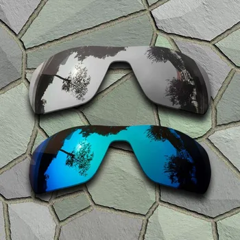 Chrome&Sky Blue Polarizované slnečné Okuliare Náhradné Šošovky pre Oakley Odnož