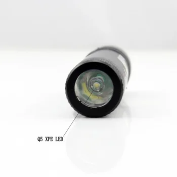 Mini pocket COB LED baterka ultra svetlé nepremokavé ručné Q5 LED baterka prenosné núdzové pracovné svetlo AA batérie