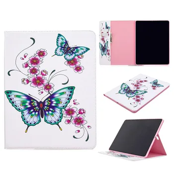 Roztomilý Motýľ PU Kožené Smart Folio Tablet Kryt Ochrana puzdro Pre iPad Pro 12 9 Prípade 2020 2018 4. Generácie puzdro