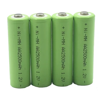 Lanzhd 2500mAh AA Nabíjateľné Batérie 2A NiMH Batérie 1.2 V nabíjateľné batérie pre Diaľkové Ovládanie Toy kamery (4pcs-40pcs)