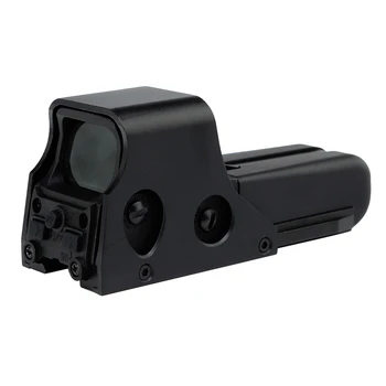 Nové Hliníkové Taktické Lov Riflescope 1x Holografické Red Dot Sight Brigthness Nastaviteľné 551 552 553 Čierna