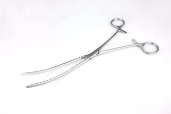 JZ Anorectal nástroje Lekárske črevnej pinzeta šikmé rovné zuby 304 nerezovej ocele Shanghai Operačný Nástroj