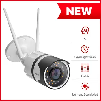 ZOSI 1080P HD WiFi Bezdrôtových IP CCTV Bezpečnostná Kamera s IR Nočné Videnie Outdoor Domáce Audio Ľudských Detekcie P2P 2MP