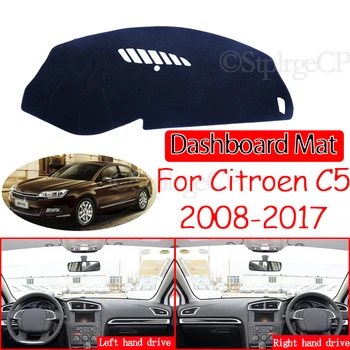 Pre Citroen C5 2008 2009 2010 2011 2012 2013 2016 2017 MK2 Anti-Slip Mat Panel Kryt Slnečník Dashmat Príslušenstvo