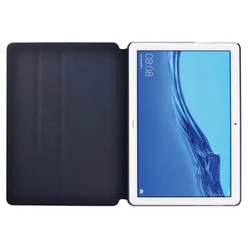 Kožené Prípad Tabletu Pre Huawei MediaPad T3 8.0/T3 10 9.6/T5 10 10.1 Palcový PU Kožené Anti-jeseň Prípad Tabletu+dotykové pero