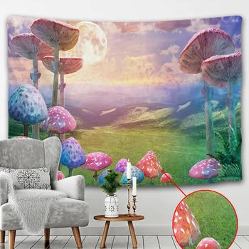 Krásna rastlina psychedelickej scény Mandala gobelín stenu handričkou Jogy Hippie pozadí handričkou cestovný matrac domáce dekorácie