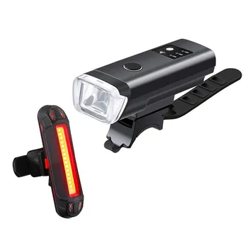 Nepremokavé Bicykel Predné Riadidlá+Zadné koncové Svetlá na Čítanie USB Nabíjanie Požičovňa Svetla, Intelligent Sensor Cyklistické Svetlo Sady