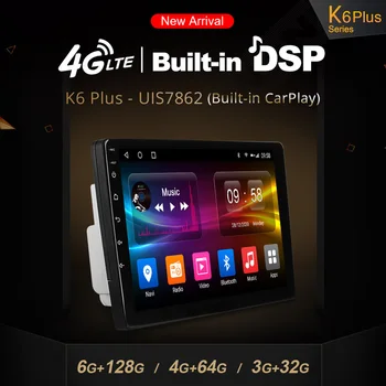 6 G+128G Ownice 8 Core Android 10.0 autorádia GPS prehrávač Pre Jeep Compass 1 MK 2009 - DVD 4G LTE Optické DSP BT 5.0 SPDIF