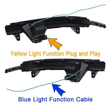 Dynamické LED Blinker Indikátor Zrkadlo Zase Svetelný Signál Repeater Vhodné pre Audi A7 RS7 S7 4G8 2010-2018 Auto Príslušenstvo