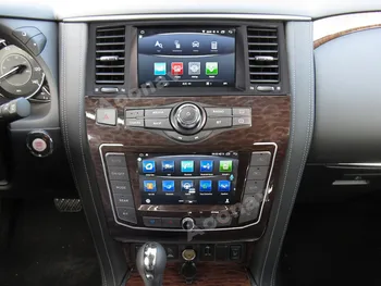 Autorádio Auto Multimediálne Duálny Displej Pre Nissan Patrol Y62 Armada Infiniti QX80 na roky-2020 Tesla Štýl Auto Navigator Stereo Gps