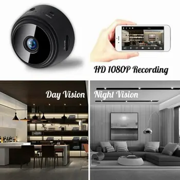 A9 Bezdrôtovú Domácu Dohľad, Kamera, Bezdrôtové Wifi Smart Kamery HD 1080P Indoor Outdoor Domáce Malé Vačky Bezpečnosti Cam