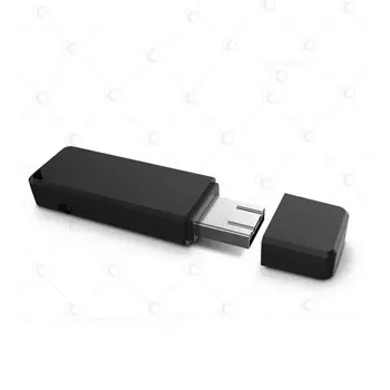 512KBPS Mini Hlasový Záznamník s kapacitou 8 gb 16 GB 32 GB Formáte WAV Jedno Tlačidlo Audio Nahrávanie USB 2.0 Plug 7H Nepretržitého Nahrávania na USB Disk