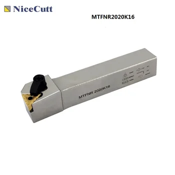Nicecutt MTFNR2020K16 CNC Externé Otočením Držiaka Nástroja pre TNMG Vložiť Sústruh Čepeľ Vysokej Kvality ping
