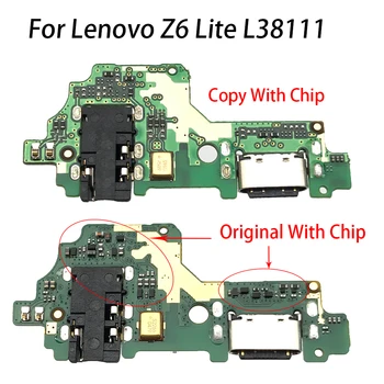 Dock Konektor Micro USB Nabíjací Port Nabíjanie Flex Kábel Dosky S Mikrofónom Náhradné Diely Pre Lenovo Z6 Lite L38111