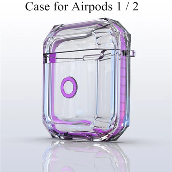 Pre Apple Airpods 2 Prípad Luxusné Jasné TPU puzdro pre airpods 2 1 Bezdrôtový Headset Peotective kryt conque pre airpods 1 leteckej jednotky 2