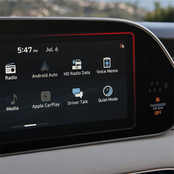 Auto Styling Tabuli GPS Navigácie Sklo Ochranný Film Nálepky, Interiérové Nálepky Film Pre Hyundai Palisade 2019-2021