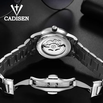 CADISEN Muži Hodinky Automatické Mechanické Hodinky Úlohu Dátum Týždeň Top Luxusné Značky Japonsko NH36A Náramkové hodinky Hodiny Relogio Masculino