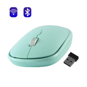 Myš Bluetooth +2.4 Ghz Wireless Mouse Duálny Režim 2 V 1Wireless Myš, 1600DPI Ergonomické Optických Myší Mause Pre Notebook PC Gamer