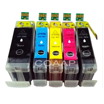 PGI-5BK CLI-8BK CLI-8C CLI-8M CLI-8Y Kompatibilné Tlačiarne CANON ink cartridge (5 ks)