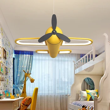 Nový Dizajn lietadla na čítanie Tvorivé led Luster Pre Deti detská izba Spálňa moderný luster Domáce Dekorácie visí lampa