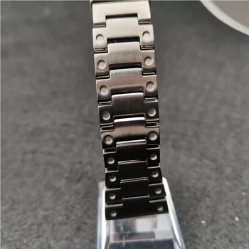 Sivá Farba hodinkám Úprava Watchband Rámu/Prípad DW5600 GW-M5610 Kovové 316L Nerezovej Ocele, Remienok Pás s Nástrojmi