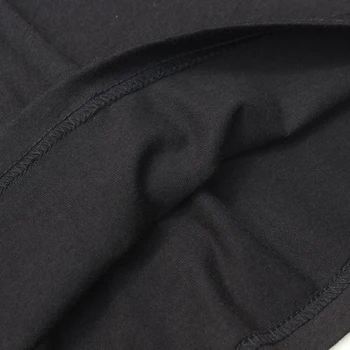 V Noci Weeknd 90. rokov Vintage Unisex Čierne Tričko Mužov T Shirt O-krku Bežné Grafické Tričká Bavlnené Tričko Žena Tees Topy