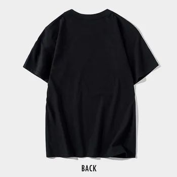 V Noci Weeknd 90. rokov Vintage Unisex Čierne Tričko Mužov T Shirt O-krku Bežné Grafické Tričká Bavlnené Tričko Žena Tees Topy