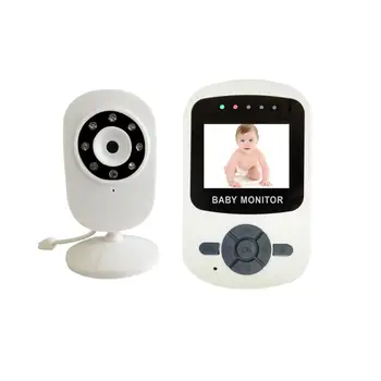 2.4 GHz Wireless, Digitálny Baby Monitor s Vysokým Rozlíšením 2,4-palcový Displej Nočné Videnie VOX(Voice Control) funkcia Auto Wake-up Hudby