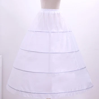 Anagua nová biela hoepelrok zásob si môžete para vestido de novia veľkoobchod saiote para vestido de noiva lacné jupon fille enfant