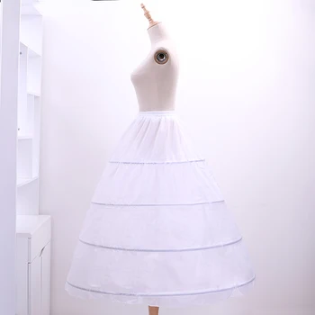 Anagua nová biela hoepelrok zásob si môžete para vestido de novia veľkoobchod saiote para vestido de noiva lacné jupon fille enfant