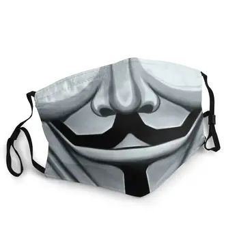 Vendetta Mascarilla Masque Maska Handričkou Masky na Tvár Masku Úst Kryt V for Vendetta Evey Sci-fi Film Tváre Ochranné