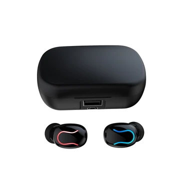 TWS Led Wireless Mini 5.0 Bluetooth Slúchadlá S Duálny Mikrofón Hudba Športové Slúchadlá Automatické Spárovanie Headsetu S 3000mah Plnenie Box