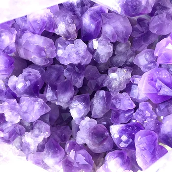 1 kg energia kameňa Prírodné fialová ametyst crystal kvet minerálne reiki liečenie drsné ametyst drahokam crystal veľkoobchod