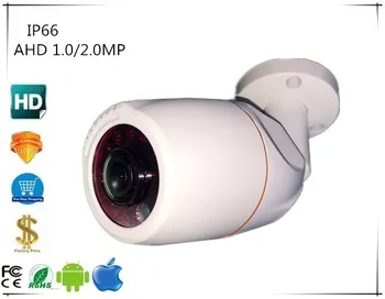 Panoráma FishEye 1.0/2.0 MP 720/1080 AHD Kovové Bullet Kamera IP66 Vodotesný Led Infračervené NightVision IRC XM320S+Sony323 BNC