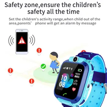 Detské Smart Hodinky 1.44 Palcový Nepremokavé Deti Telefón Sledovať Smartwatch Pre Chlapcov, Dievčatá So Sim Karty Foto Darček Pre IOS a Android