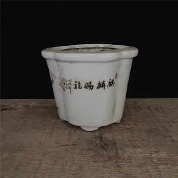 Čína staré Ručne maľované dekoračné Pastel Obrázok Maľovanie na keramiku, porcelán kvetináč