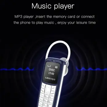 GTSTAR BM30 Mini Mobilný Telefón Samsung Star Bluetooth Slúchadlo Nano SIM+TF Kartu, Mobil Bezdrôtové Slúchadlá Vytáčanie Headset BM70