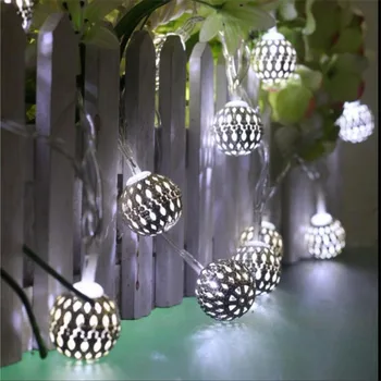 Žehlička Loptu 5M 28Leds LED Víla String Svetlá Domov Vonkajšie Dekorácie Vianočné Dovolenku Strany guirlande lumineuse Osvetlenie