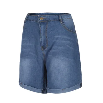 Móda Nové dámske letné krátke jeans denim žien vrecku umývanie denim šortky polyester pohodlie materiál spodenki damskie 40*