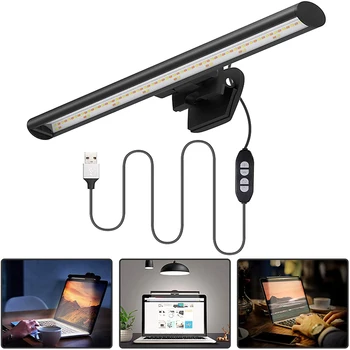 USB LED Obrazovky Lampy Stmievateľné Monitor Notebooku navigačná Lišta 2,5 W Monitor Klip Visí Ploche Ochrana Očí Lampa na Čítanie 26 cm