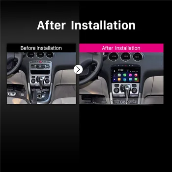 Seicane 9 palcový Android 10.0 RAM 2GB auto stereo 2010 - 2016 PEUGEOT 408 s GPS Navigácie Vedúci Jednotky Zrkadlo Prepojenie USB