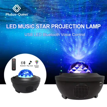 LED Galaxy Projektor Lampy, Nočné Osvetlenie s Bluetooth, Hlasové Prehrávač Hudby Star Projekčnej Lampy Ako Deti, Darčeky Pre domácnosť